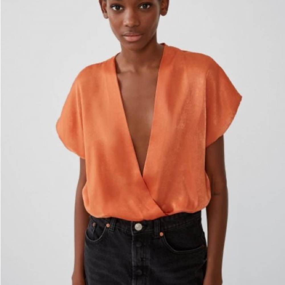 NEW ZARA bodysuit top